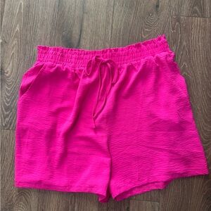 ODDY High Waist Fuchsia Shorts